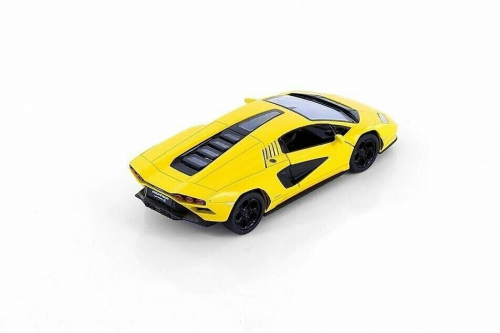 Kinsmart. Модель арт.КТ5437/3 "Lamborghini Countach LPI 800-4" 1:38 (желтая) инерц. фото 3