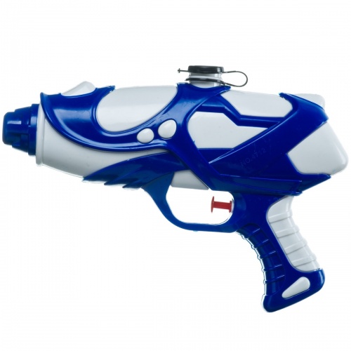 Водный пистолет Bondibon "Наше Лето", РАС 30х18,3х4,5 см, сине-белый, арт. 4712-A. фото 3