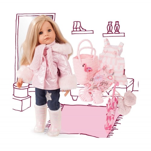 Кукла Ханна с набором всесезонной одежды, 50 см фото 3
