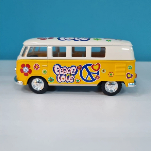 Kinsmart. Модель арт.КТ5377/4 "Volkswagen Classical bus 1962" 1:32 (желтый) инерц. фото 4