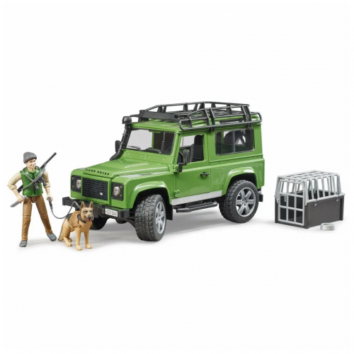 Bruder 02587 "Внедорожник Land Rover Defender" с фигуркой и собакой (фикс. цена) фото 5