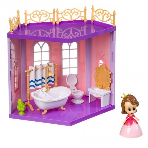 Игровой набор Замок-ванная комната принцессы Elsa, ВОХ, арт.21104. фото 3