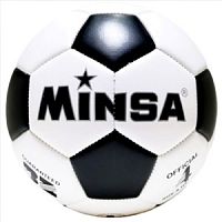 Мяч футбольный, TPE, 320-330 г, 2 слоя, размер 5, MINSA.