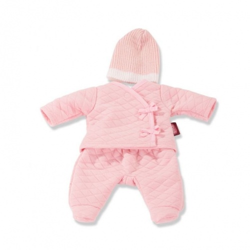 Одежда на прогулку для малыша розовая, 30-33 см фото 2