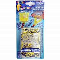 Набор для плетения браслетов из резиночек RAINBOW LOOM Finger Loom (Фингер Лум), желтый