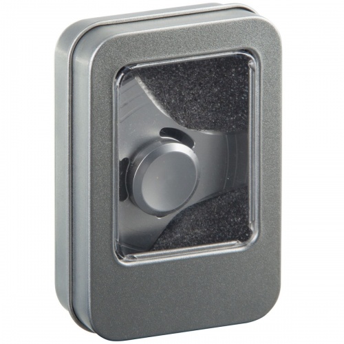СПИННЕР метал серебряный Alloy Fidget Spinner- Silver Color PACK  6*9*1.8 см. фото 3