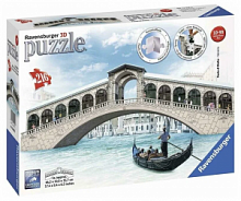 Ravensburger. Пазл карт. 3D 216 "Мост Риальто в Венеции" арт.12518