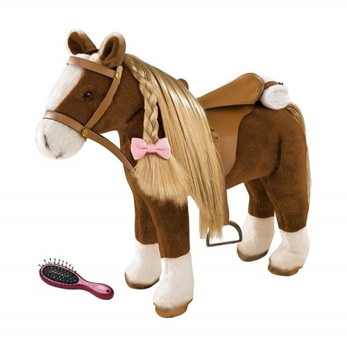 Лошадь коричневая с расчёской фото 2