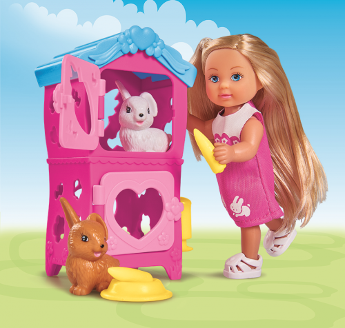 Кукла EVI 5733065 с кроликами фото 3