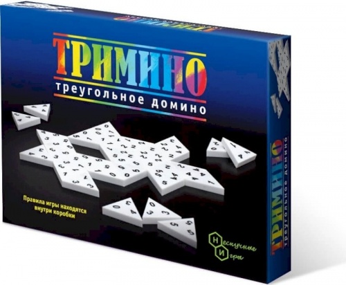 Игра "Тримино" (треугольное домино) арт.7059 /14 фото 2