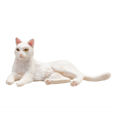 Кошка, белая (лежащая) фото 3