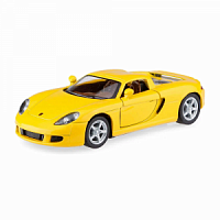 Kinsmart. Модель арт.КТ5081/4 "Porsche Carrera GT" 1:36 (желтая) инерц.