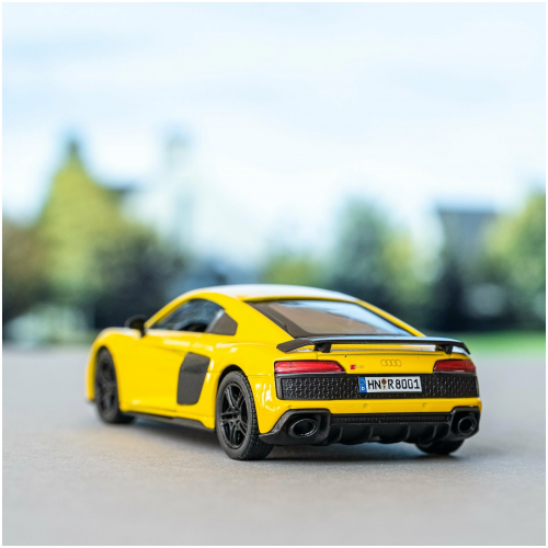 Kinsmart. Модель арт.КТ5422/4 "Audi R8 Coupe 2020" 1:36 (желтая) инерц. фото 3