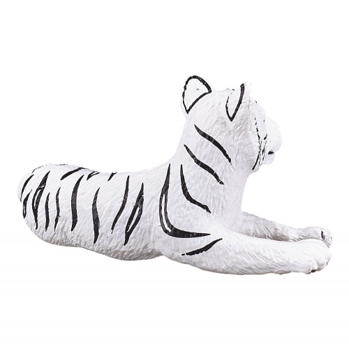 Белый тигренок (лежащий) фото 5