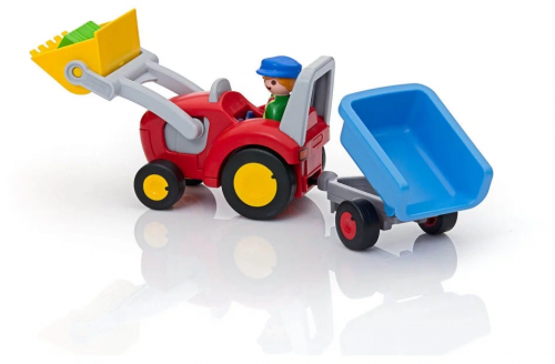 Playmobil. Конструктор арт.6964 "Tractor with Trailer" (Трактор с прицепом) фото 6