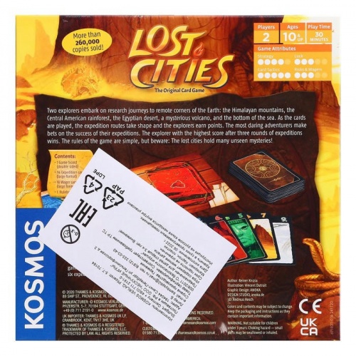 Настольная игра Затерянные города: Карточная игра фото 3
