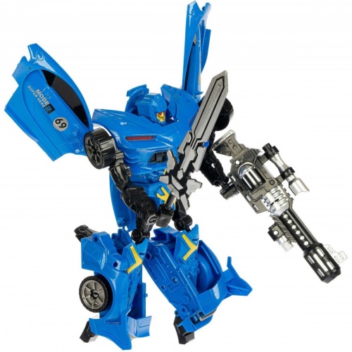 Трансформер 2в1 BONDIBOT робот и автомобиль, Bondibon BOX 22,5x27,5х10 см, цвет синий, арт.HF7277AB. фото 5