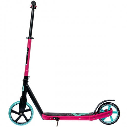 Самокат детский BONDIBON DELTA сталь+пластик, нескладной, колеса PU 200*180мм, розовый фото 4