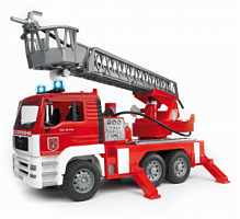 Bruder 02771 "Пожарная машина MAN" с лестницей и помпой с модулем со свет. и звук. эффек.(фикс.цена)