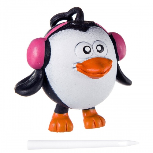 Чудики Bondibon Шар надувной «ЖАМКАРИК» пингвин, BLISTER CARD 15,2х5х22,9 см фото 3