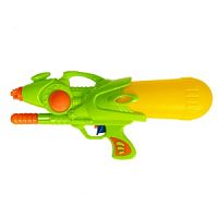 Водный пистолет с помпой Bondibon "Наше Лето", РАС 21,5х44,5х7 см, зелёный, арт. 1002.