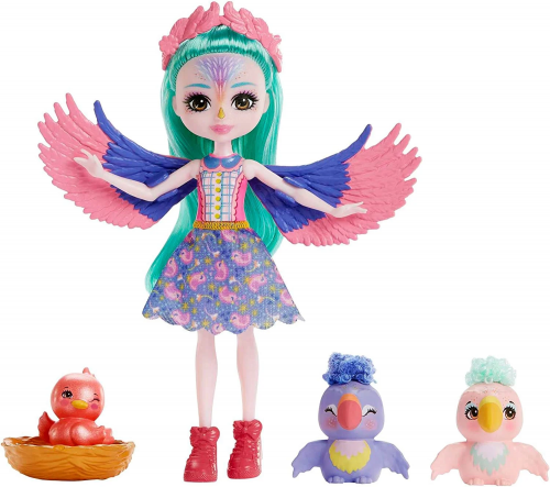 Mattel. Кукла "Enchantimals Filia Finch Family Doll" (Семья зябликов Филии Финч) арт.HKN15 фото 2