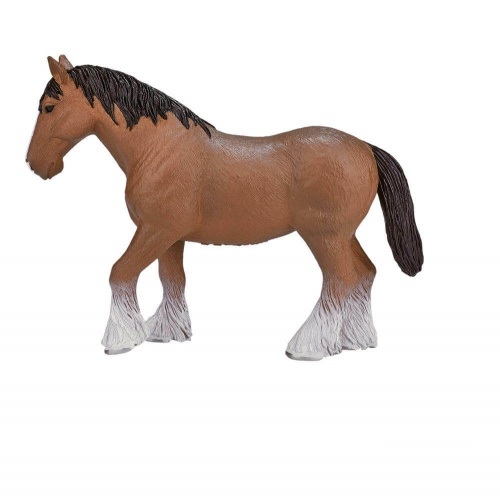 Лошадь Клейдесдаль, коричневая фото 4