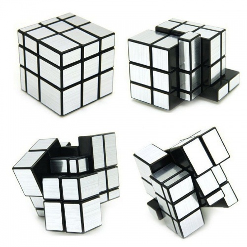Зеркальный Кубик 3х3 Серебро фото 5