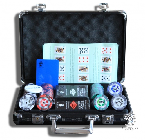 "STARS200" Профессиональный набор для покера на 200 фишек по 14 грамм. фото 4