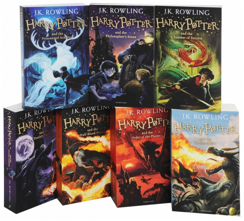 Комплект из 7 книг в мягкой обложке "Harry Potter Box Set of 7 books" фото 2