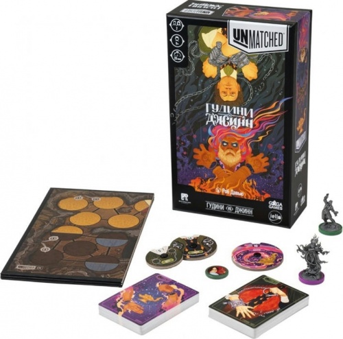 настольная игра unmatched. гудини против джинна фото 2 Настольная игра Unmatched. Гудини против Джинна фото 2