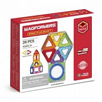 Магнитный конструктор MAGFORMERS 715014 Basic Plus 26 Set