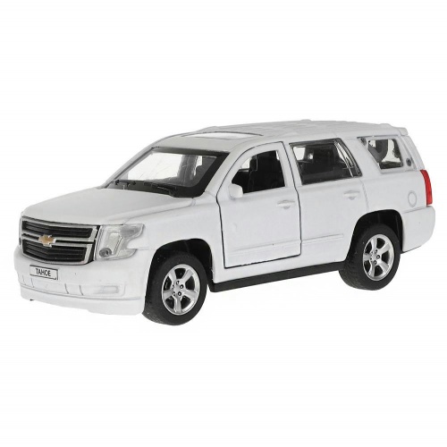 Технопарк. Модель "Chevrolet tahoe. Матовый" металл 12см, двери, багаж, белый, арт.TAHOE-12FIL-WH фото 2