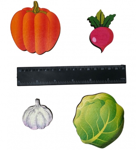 Набор "Овощи на магнитах" в коробке 16 дет. арт.8404 /33 фото 3