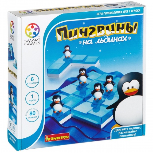 Логическая игра Bondibon  Пингвины на льдинах , арт. SG 155 RU фото 2