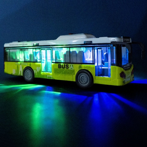 Многофункциональная инерционная машинка  Bondibon «ПАРК ТЕХНИКИ», автобус, BOX фото 6