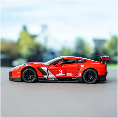 Kinsmart. Модель арт.КТ5397/3 "Corvette C7. R Race Car 2016" 1:36 (красная) инерц. фото 2