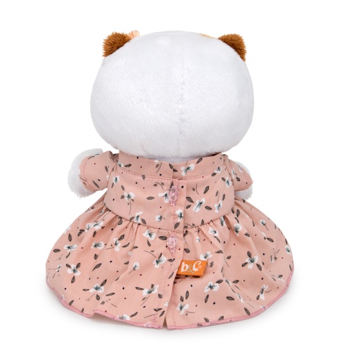 Мягкая игрушка BUDI BASA LB-080 Ли-Ли BABY в нежно-розовом платье с бантом 20 см фото 3