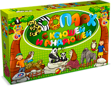 Игра настольная "Зоопарк" с Ксюшей и Андрюшей