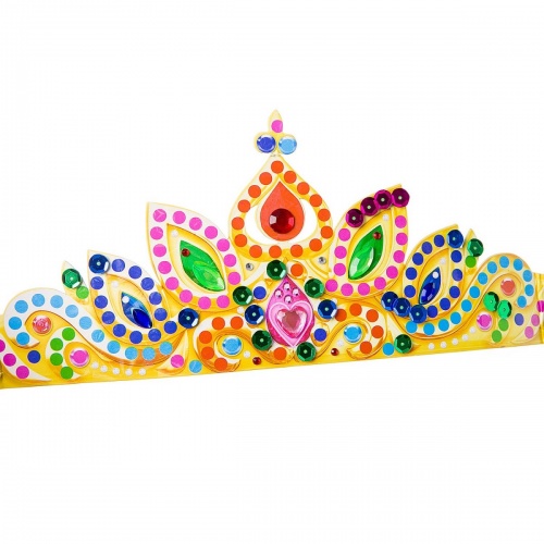 Набор для творчества Bondibon "Новогодняя тиара принцессы с пайетками и стразами" фото 4