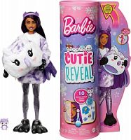 Mattel. Кукла "Барби милашка-проявляшка" в плюшевом костюме совы арт.HJL62