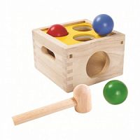 Деревянная забивалка Plan Toys, с шарами, арт. 9424