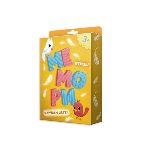 Настольная игра ГЕОДОМ 4177 Мемори. Птицы. Изучаем цвета фото 2