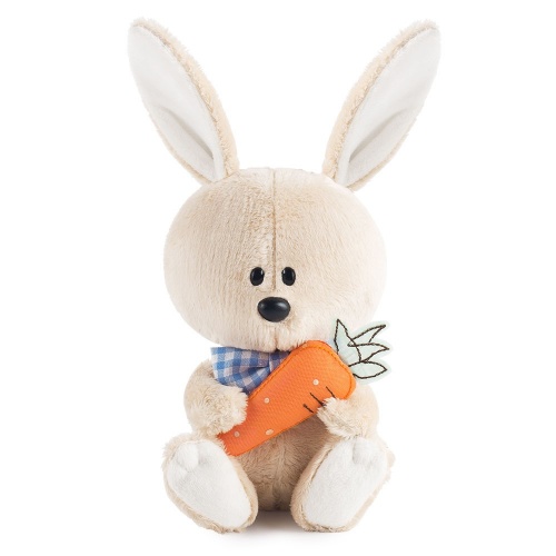 Мягкая игрушка BUDI BASA LE15-053 Заяц Антоша с морковкой 15 см фото 2