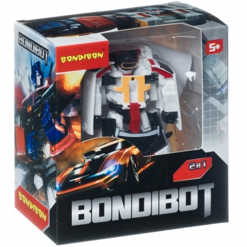 Трансформер 2в1 BONDIBOT робот-минивэн, Bondibon BOX 17,4x15,7x8,5 см, арт. 888-7. фото 2