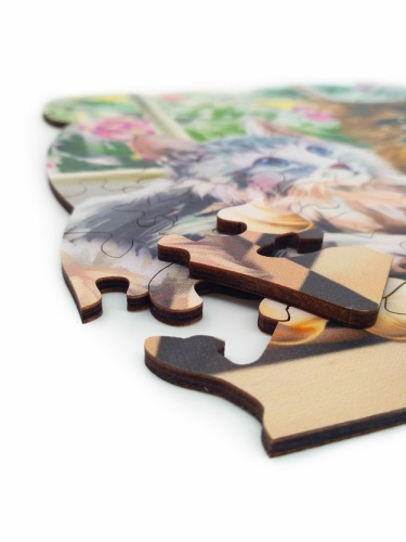 MIMI Puzzles Фигурный деревянный пазл "CHECKMATE" арт. 8420 /36 (мрц 499 руб) фото 4