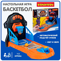 Настольная игра Bondibon «ЗАБРОСЬ МЯЧ», свет, звук, подсчёт очков, Box