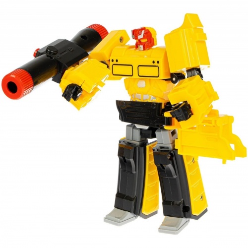 Трансформер 2в1 BONDIBOT робот и пистолет с проектором,  Bondibon BOX 25x20х6 см, цвет жёлтый, арт.5 фото 5