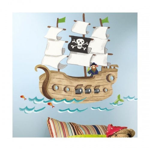 Наклейки для декора - Пиратский корабль фото 5