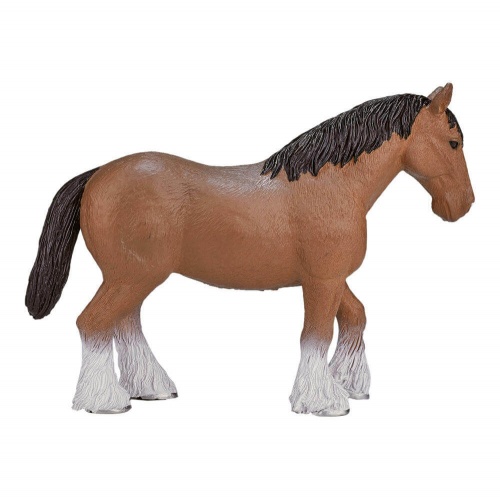Лошадь Клейдесдаль, коричневая фото 2